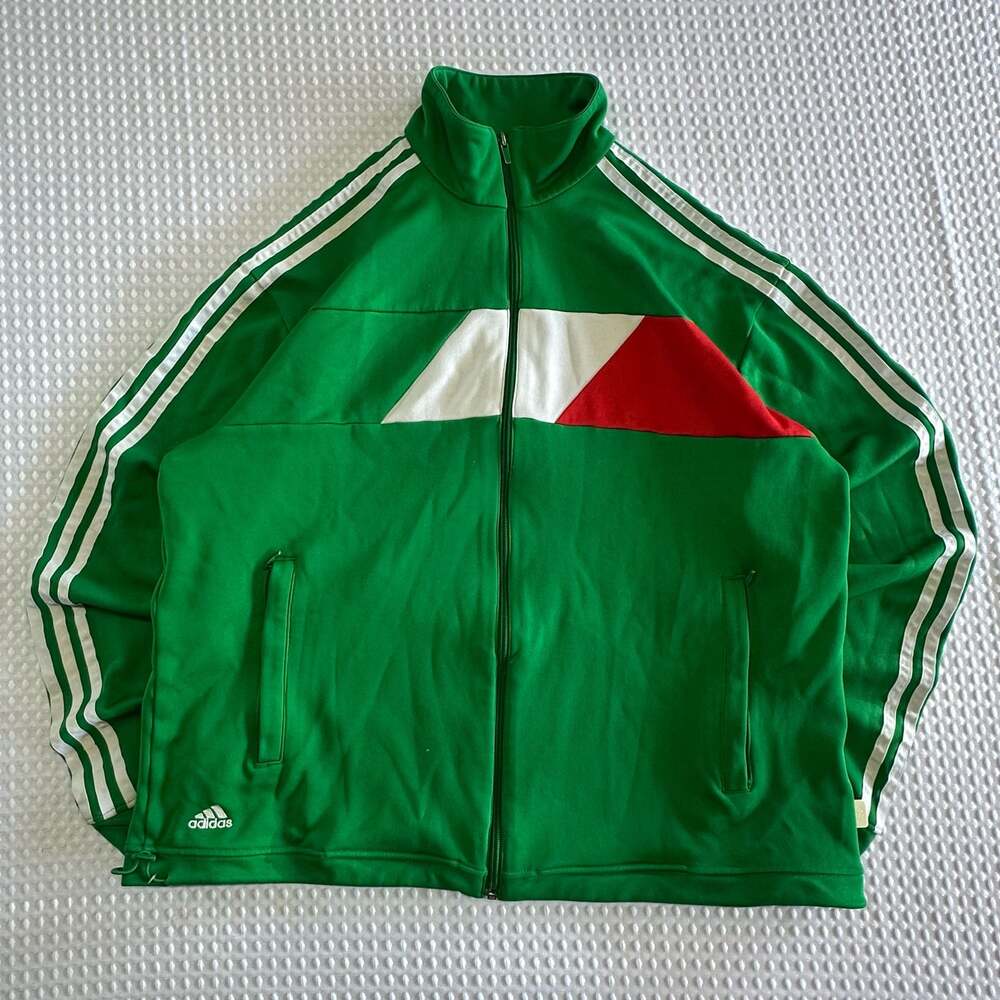 Adidas Vintage 2006 Mexico Track Jacket Green XL